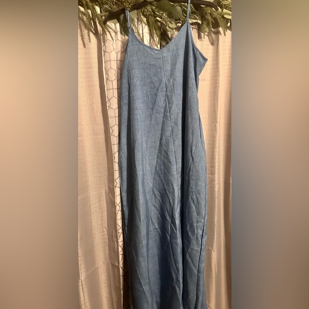 Blue Sleeveless Dress